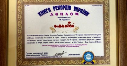 Самая большая картины по номерам Украины