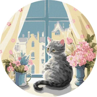 Картина по номерам - Любимый городок ©art_selena_ua