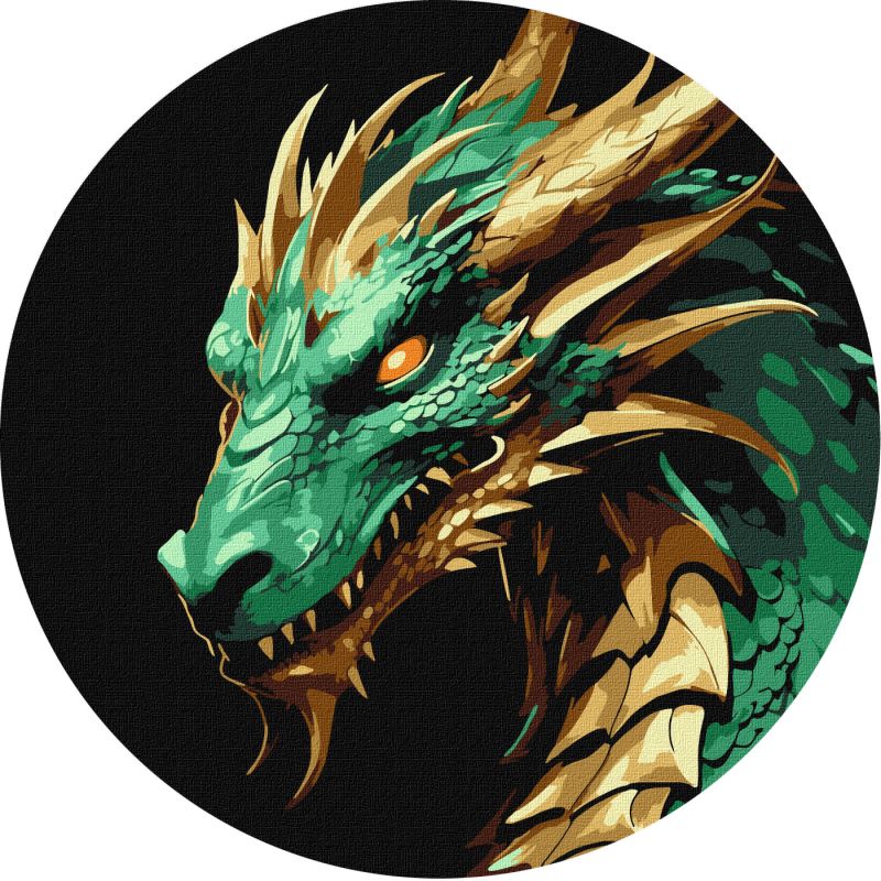 Painting by numbers - The power of the dragon ©art_selena_ua