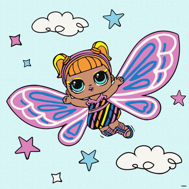 Картина по номерам - L.O.L. Surprise! O.M.G. Fairies Flutterstar