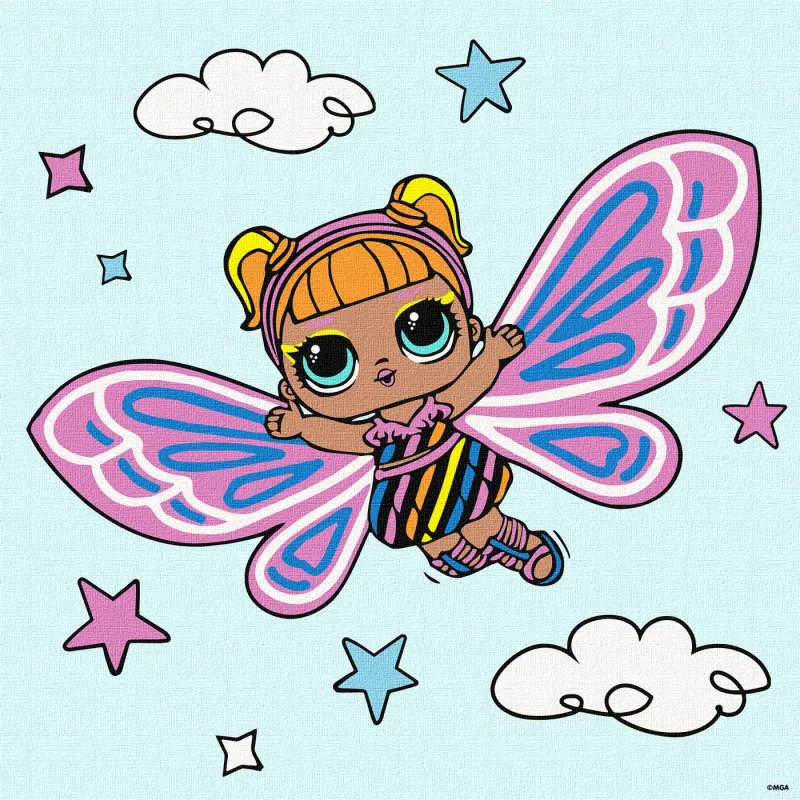 Картина по номерам - L.O.L. Surprise! O.M.G. Fairies Flutterstar