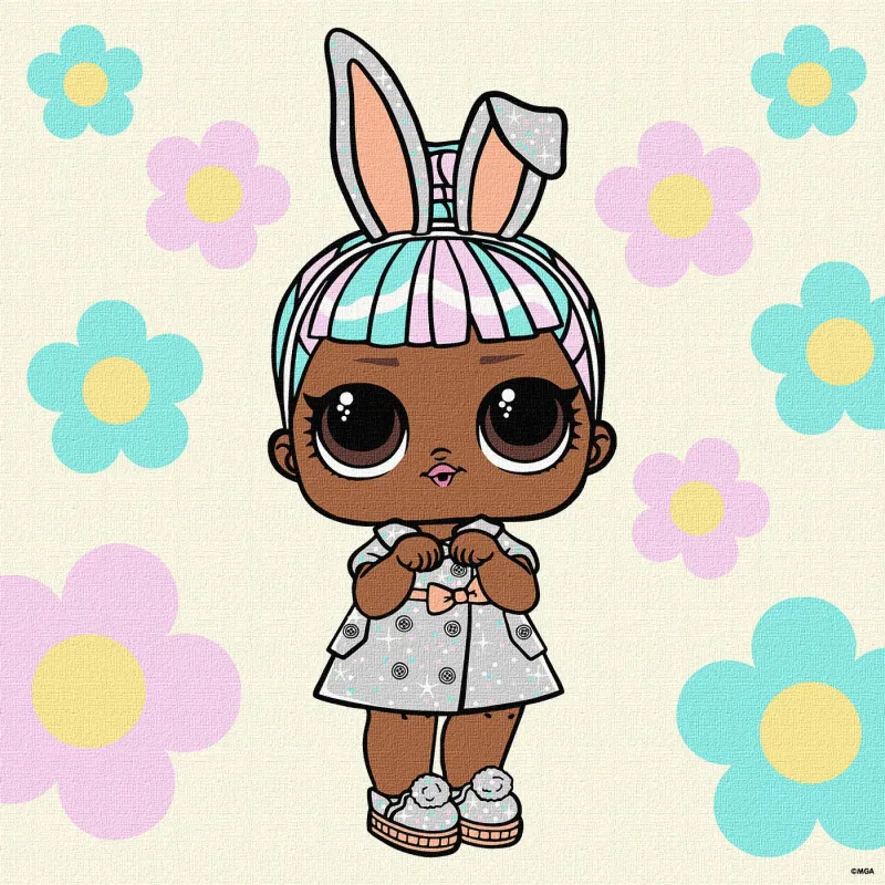 Painting by numbers - L.O.L. Surprise! Spring Bling Carats