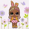 Картина за номерами - L.O.L. Surprise! Spring Bling BossBunny