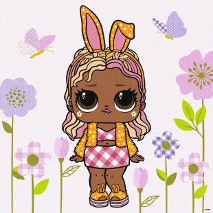 Картина за номерами - L.O.L. Surprise! Spring Bling BossBunny