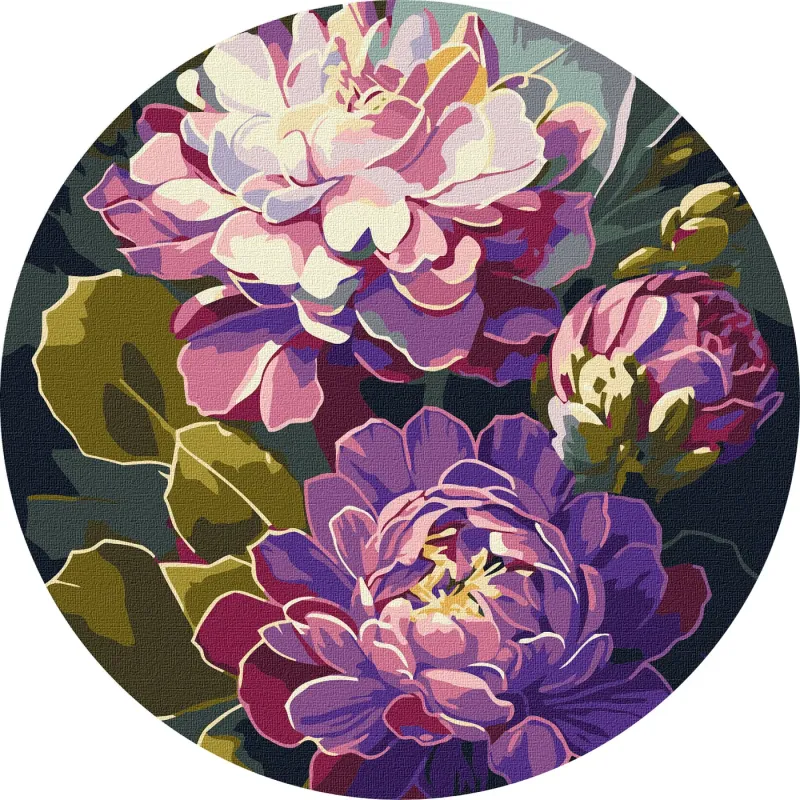 Картина за номерами - Вишукані квіти ©art_selena_ua
