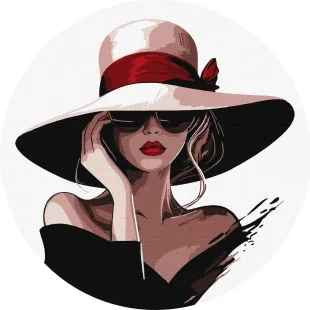 Картина по номерам - Модный силуэт ©art_selena_ua