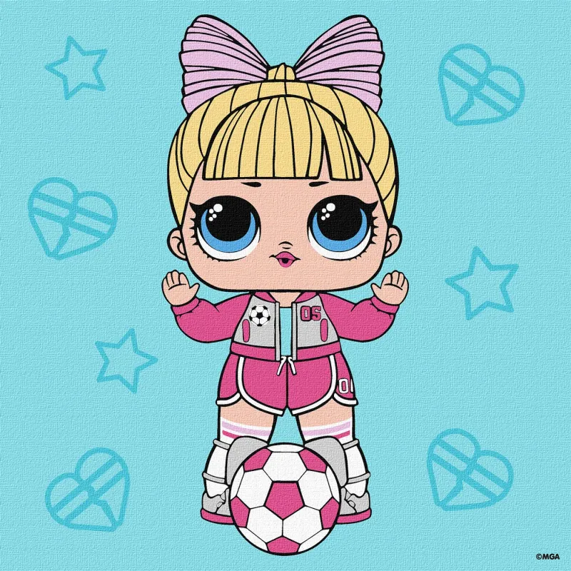 Картина по номерам - L.O.L Surprise! Game on. Suite Princess