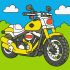 Painting by numbers - The little biker's dream ©art_selena_ua