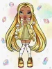 Картина за номерами - Rainbow High. Sunny з голограмними стразами (AB)