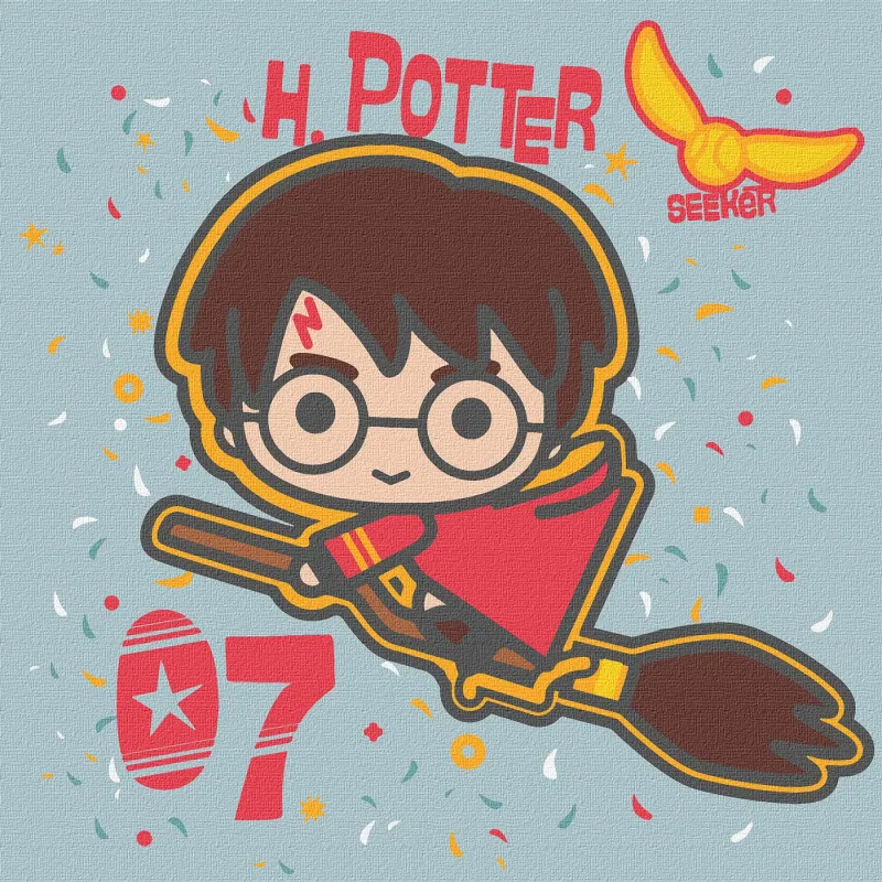 Картина по номерам - Harry Potter: Полет на метле ©Warner Bros.