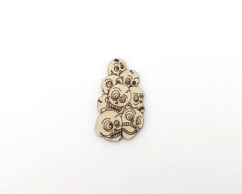Figure from plywood - Skulls
