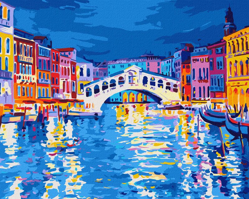 Painting by numbers - Evening Venice