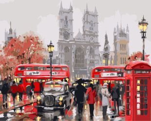 Painting by numbers - A morning in London 