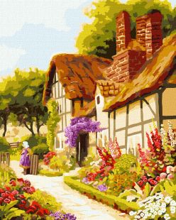 Картина за номерами - Казковий будинок ©Катерина Терещенко за мотивами Arthur Strachan