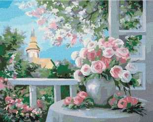 Картина за номерами - Шарм квітучого саду