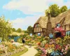 Картина за номерами - Затишний будинок ©Катерина Терещенко за мотивами Arthur Strachan