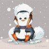 Painting by numbers - Little penguin