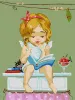 Картина за номерами - Улюблена книга ©Katya Dudnik