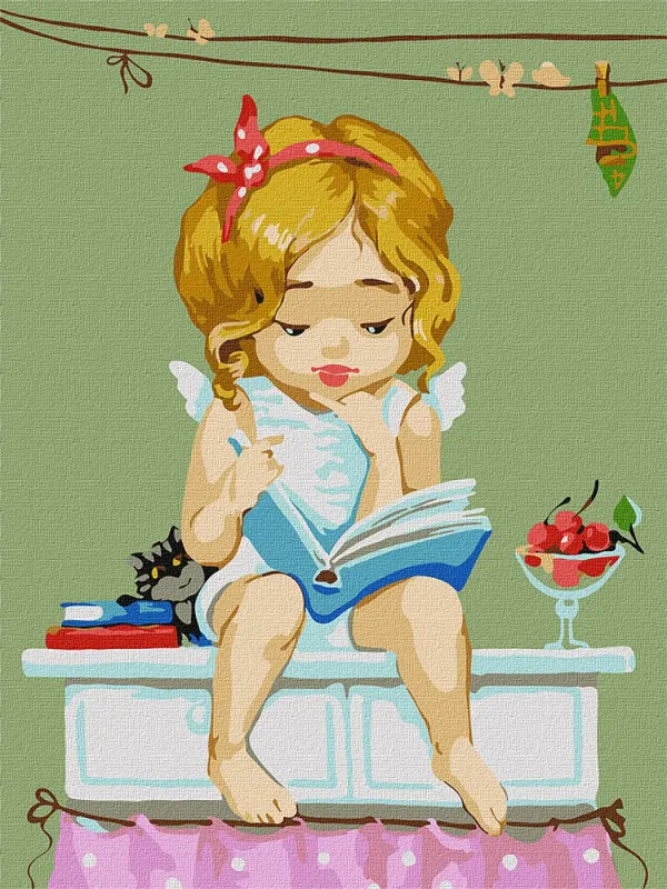 Картина за номерами - Улюблена книга ©Katya Dudnik