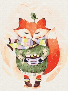 Painting by numbers - Coffee with marshmallows 