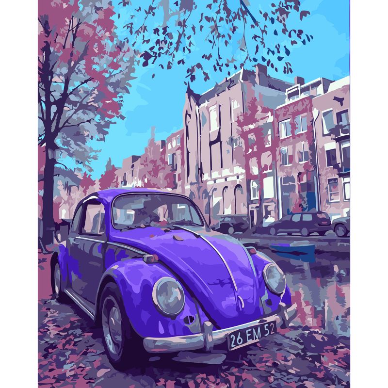 Painting by numbers - Retro style 
