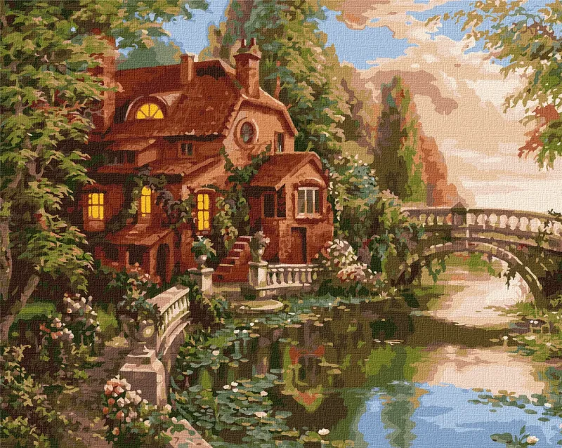 Картина за номерами - Будинок-мрія ©Сергій Лобач