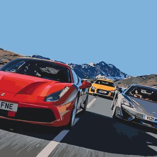 Painting by numbers - Need for Speed 