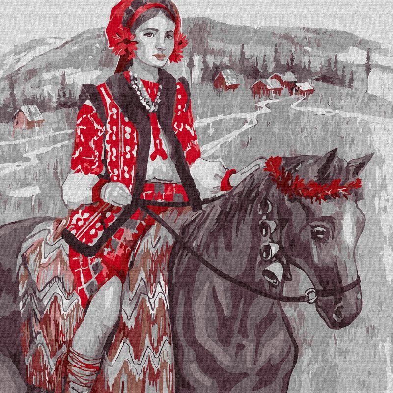 Painting by numbers - Travelling through the native land ©Katya Poltavska
