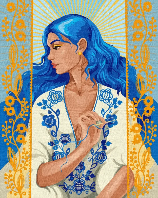 Картина за номерами - Улюблені кольори ©pollypop92