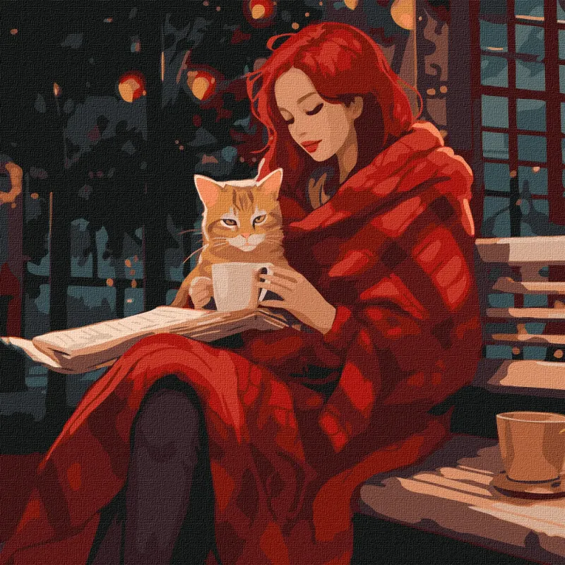 Картина за номерами - Нерозлучні друзі ©art_selena_ua