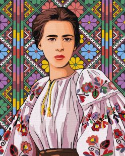Картина за номерами - Леся Українка ©mosyakart