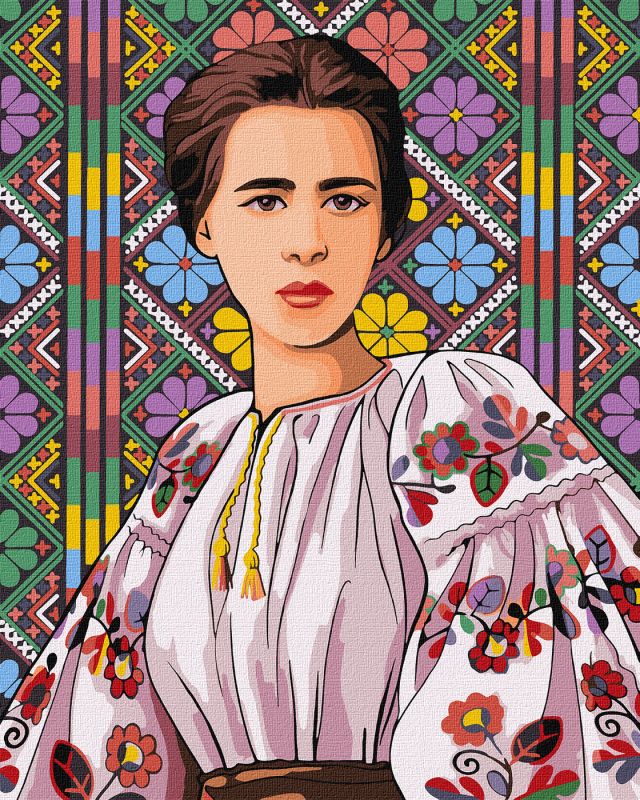 Картина по номерам - Леся Украинка ©mosyakart