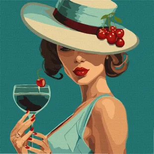 Картина по номерам - Блю Кюрасао ©art_selena_ua