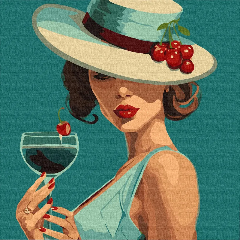 Картина за номерами - Блю Кюрасао ©art_selena_ua