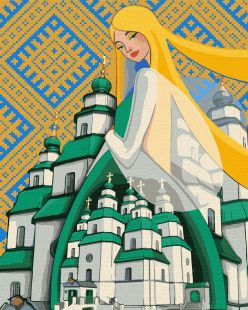 Картина за номерами - Берегиня Свято-Троїцького Собору ©mosyakart