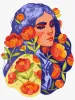 Картина за номерами - Синьоока весна ©lesya_nedzelska_art