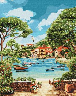 Painting by numbers - Rest in the bay 