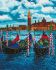 Painting by numbers - Venetian taxi 