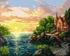 Картина за номерами - Захід сонця ©Сергій Лобач