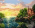 Картина за номерами - Захід сонця ©Сергій Лобач