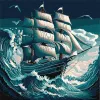 Картина за номерами - Шторм на морі ©art_selena_ua