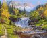 Painting by numbers - Mountain stream