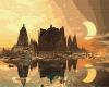 Painting by numbers - Golden city