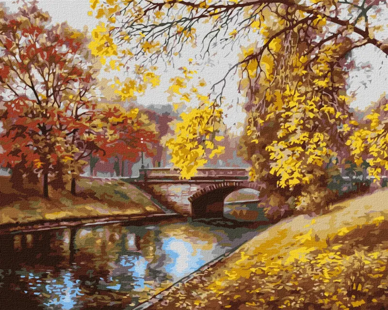 Картина за номерами - Осінній пейзаж ©Сергій Лобач