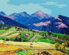 Painting by numbers - In the valley of the mountains ©Bohdan Saliy