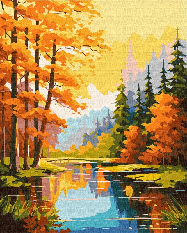 Картина за номерами - Осіння краса ©art_selena_ua