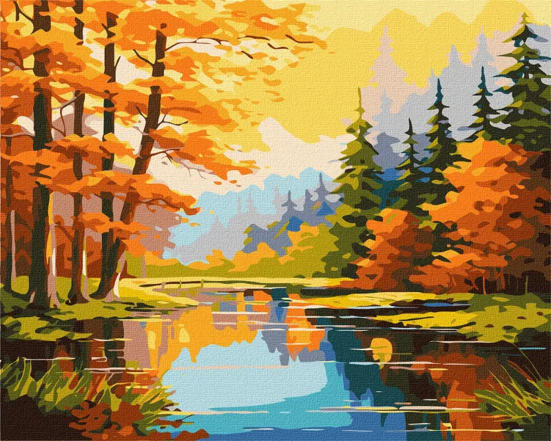Картина за номерами - Осіння пора ©art_selena_ua