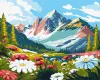 Картина за номерами - Контрасти природи  ©art_selena_ua