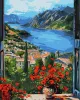 Картина за номерами - Пристань у горах ©art_selena_ua