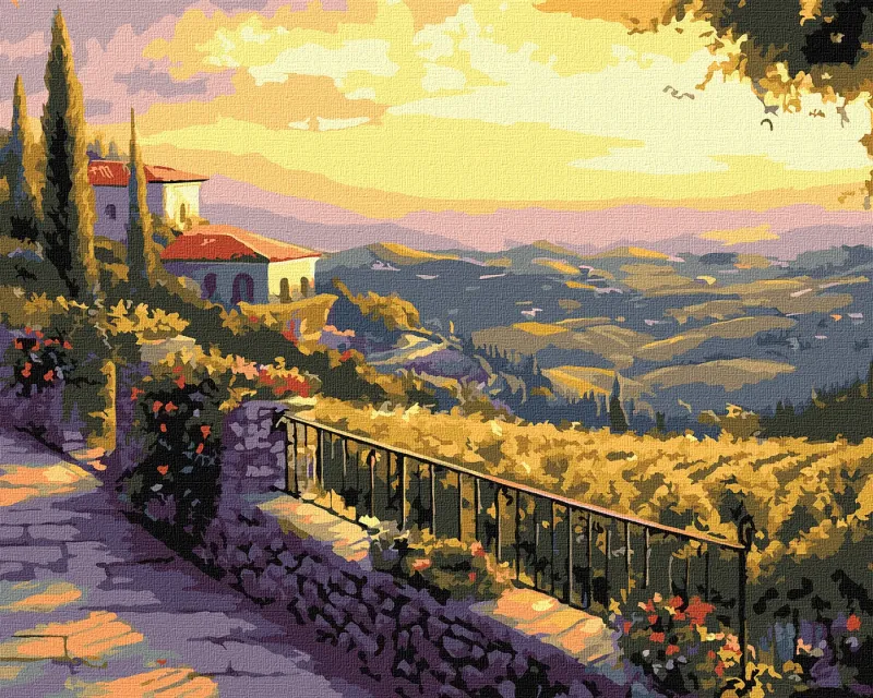 Картина за номерами - Італійський вечір ©art_selena_ua